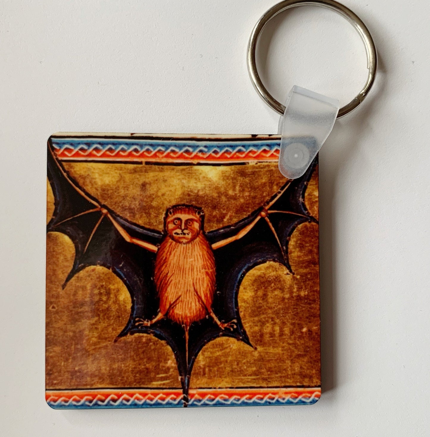 Medieval Bats Keyring (double sided)