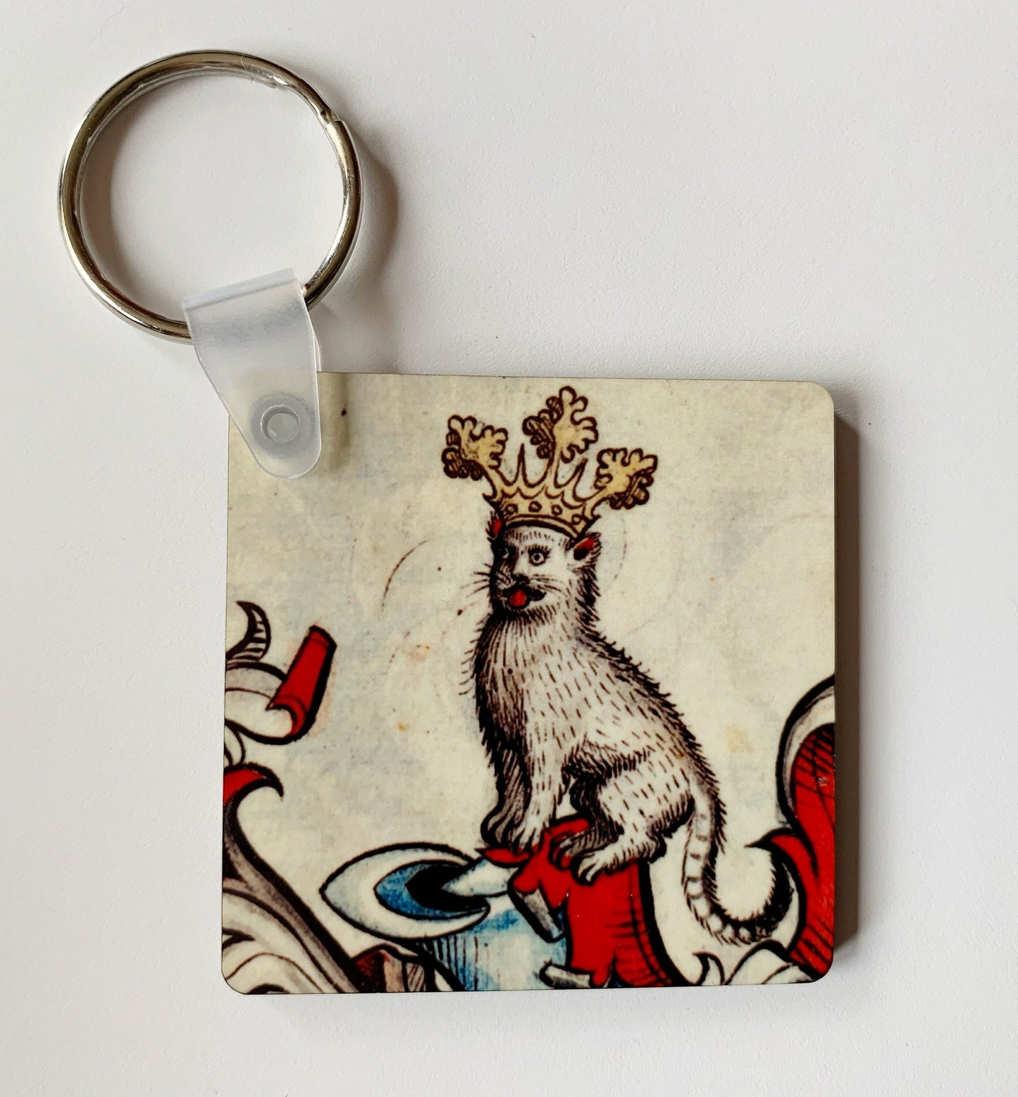 Medieval Cats Keyring (double sided)