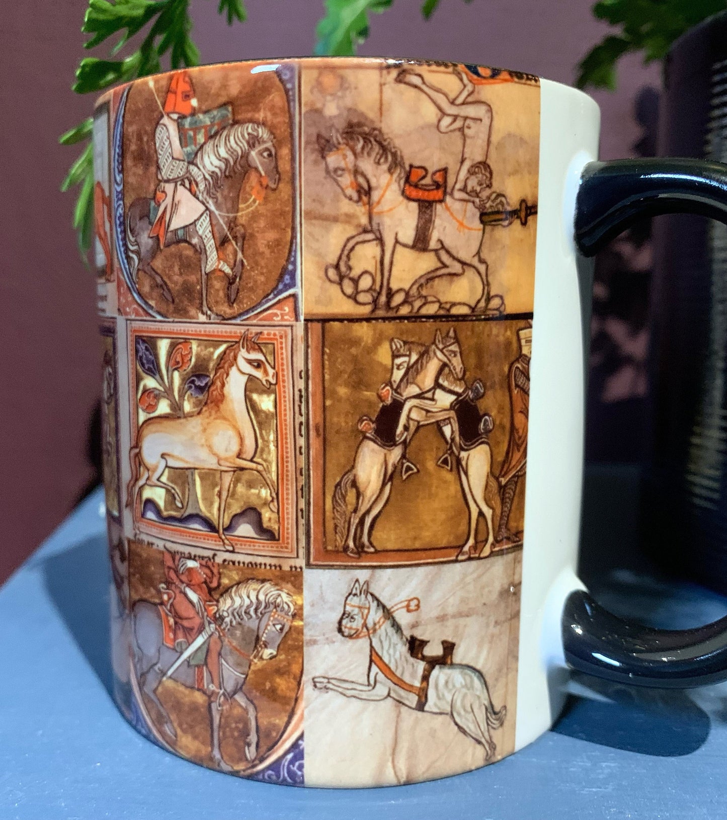 Medieval Horses Mug