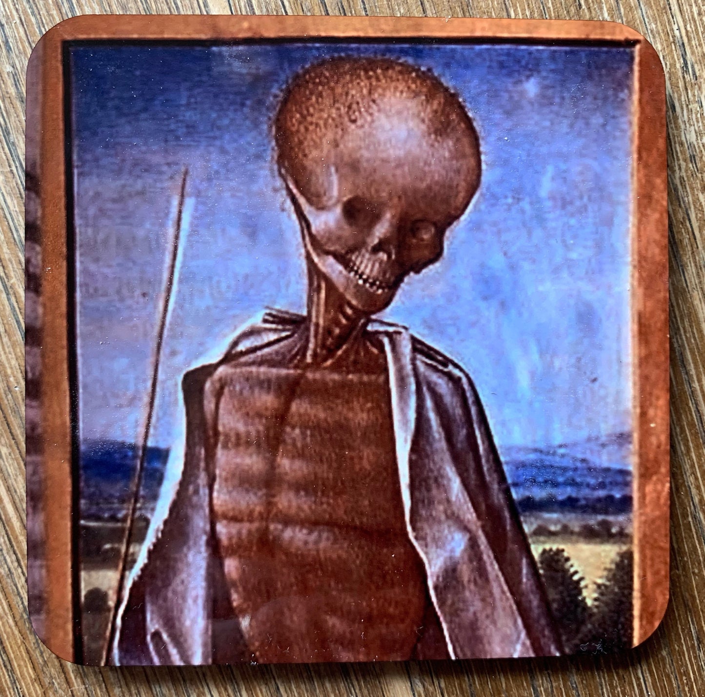 Happy Skeleton coasters - set of 4