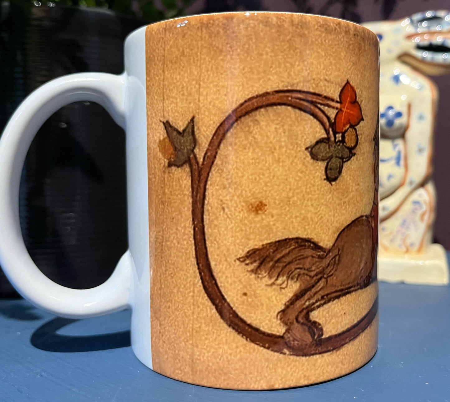Knight Jousting Snail mug