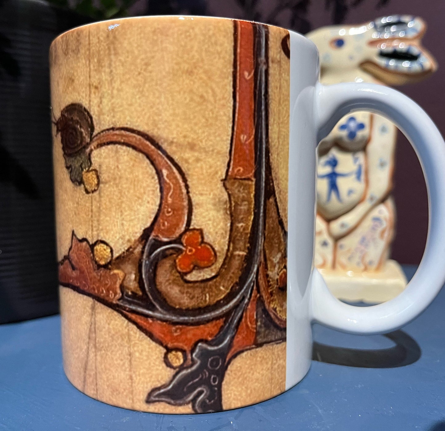 Knight Jousting Snail mug