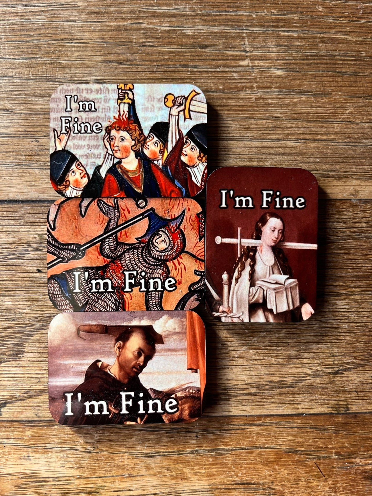 I’m Fine Fridge Magnets