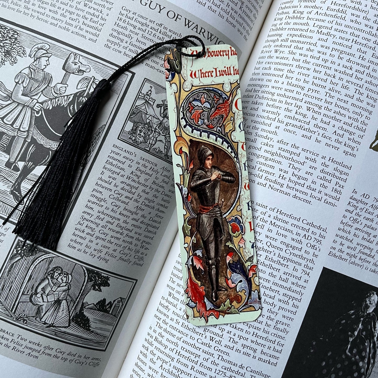 King Arthur Bookmark (aluminium) - Choose from 3 sizes
