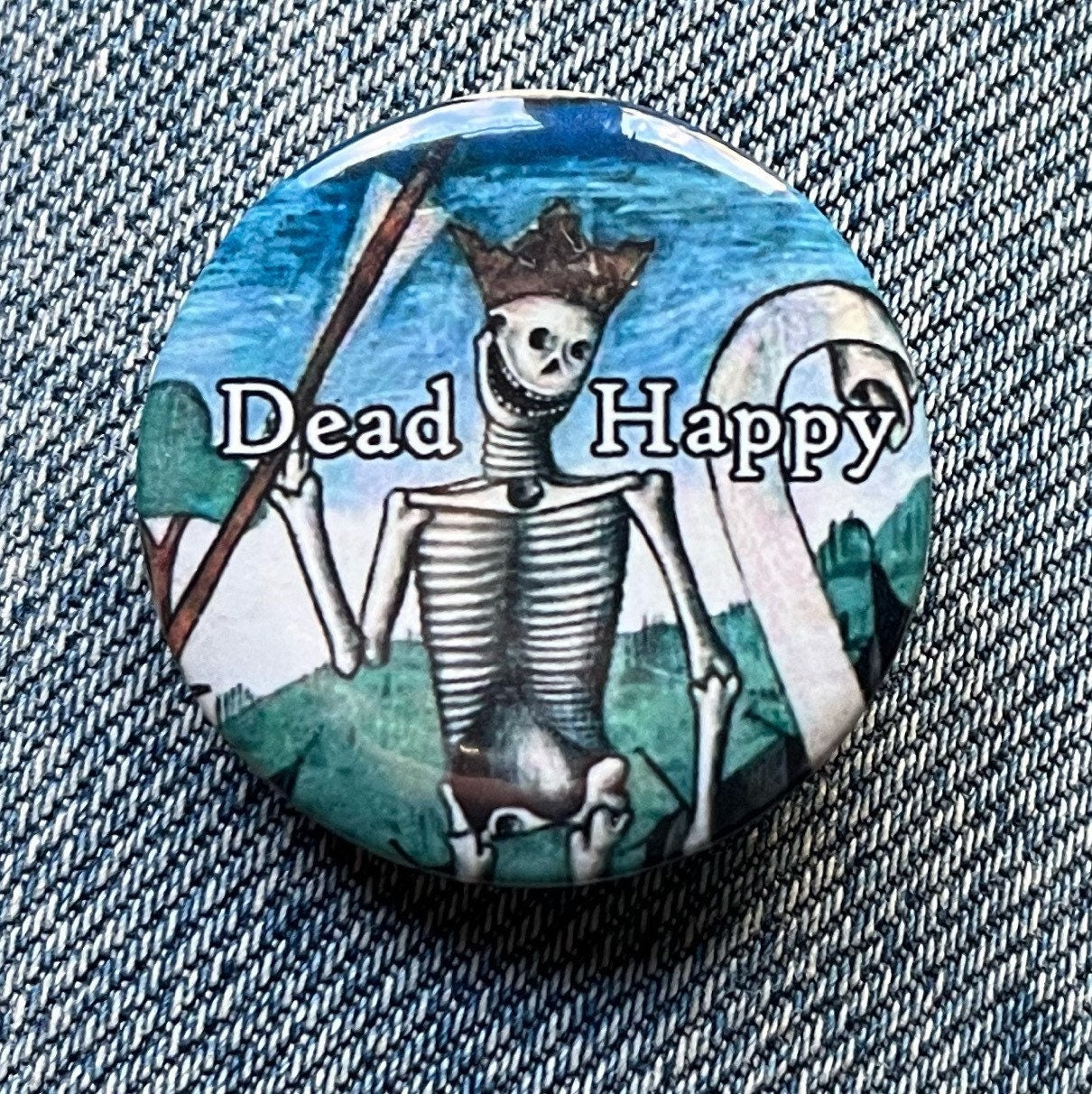 Skeleton Badges 32mm - Choose from 4 Designs