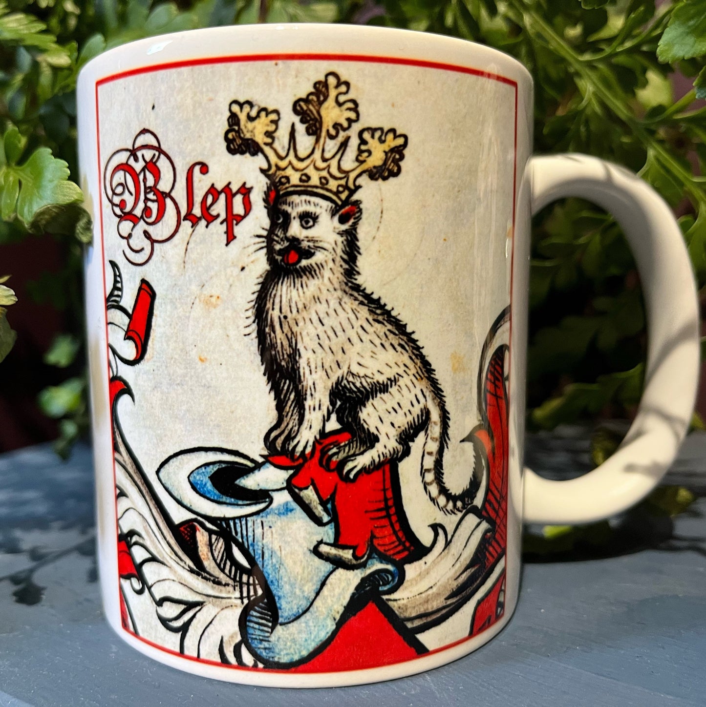 Blep Cat Marginalia Mug