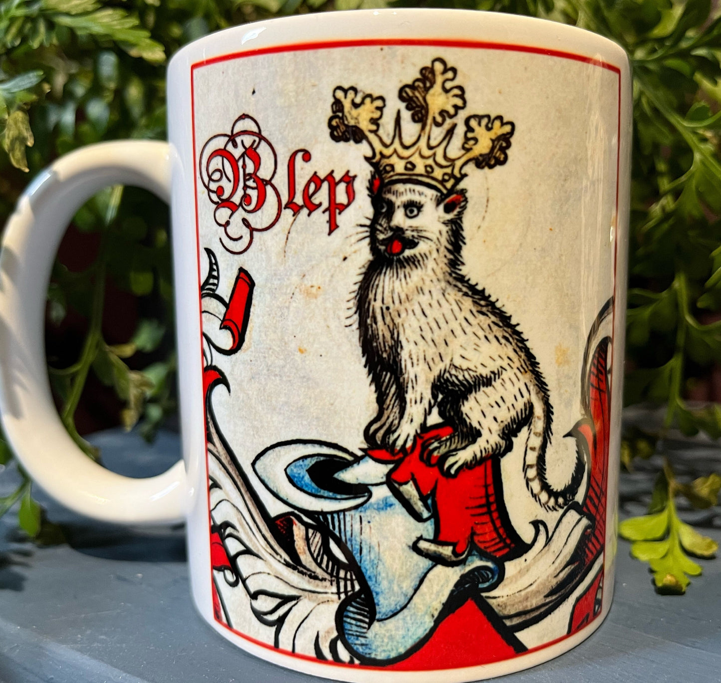 Blep Cat Marginalia Mug