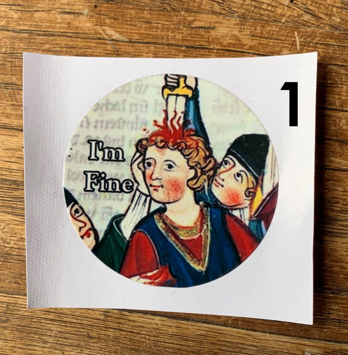 I'm Fine Sticker