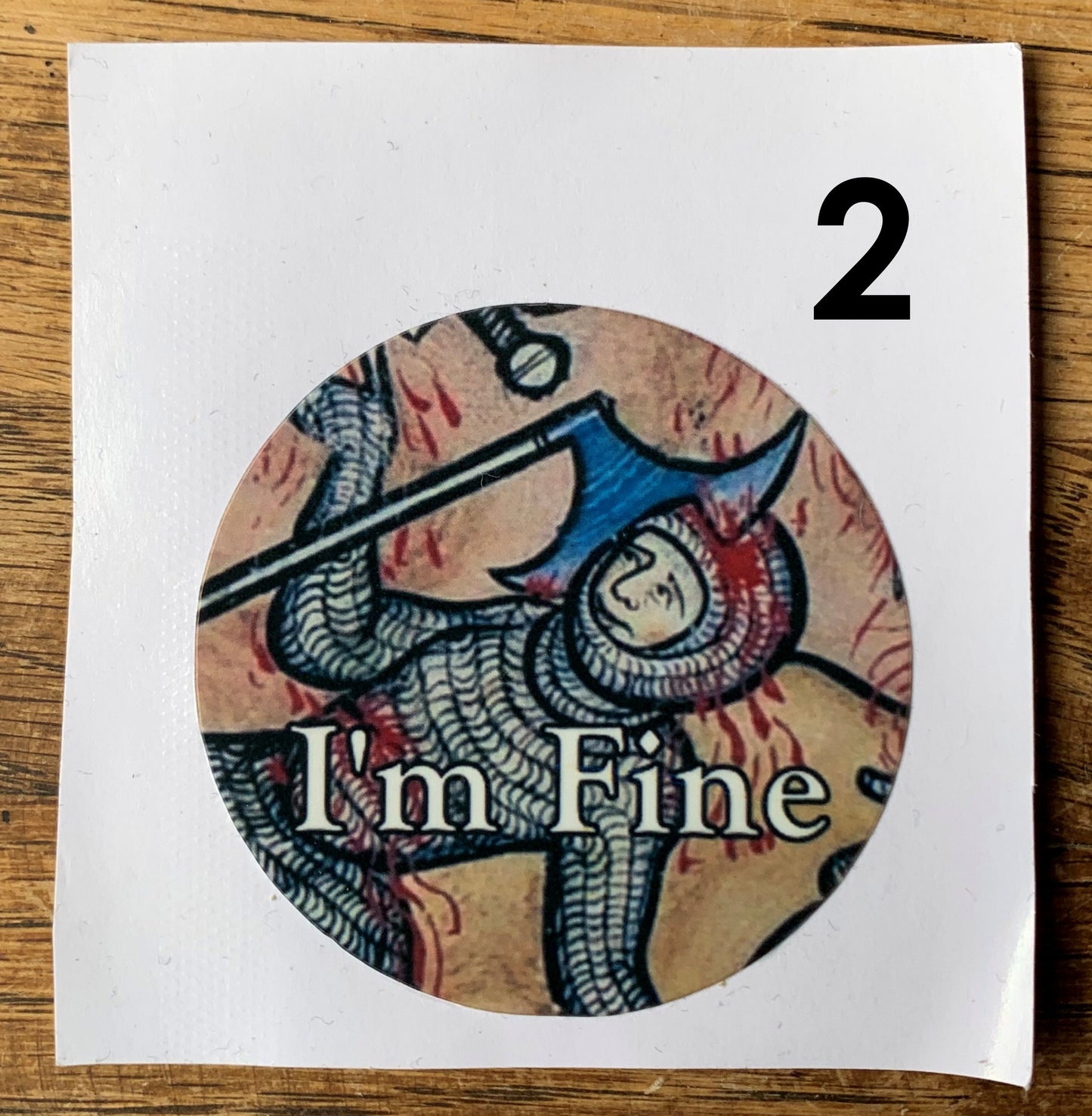 I'm Fine Sticker