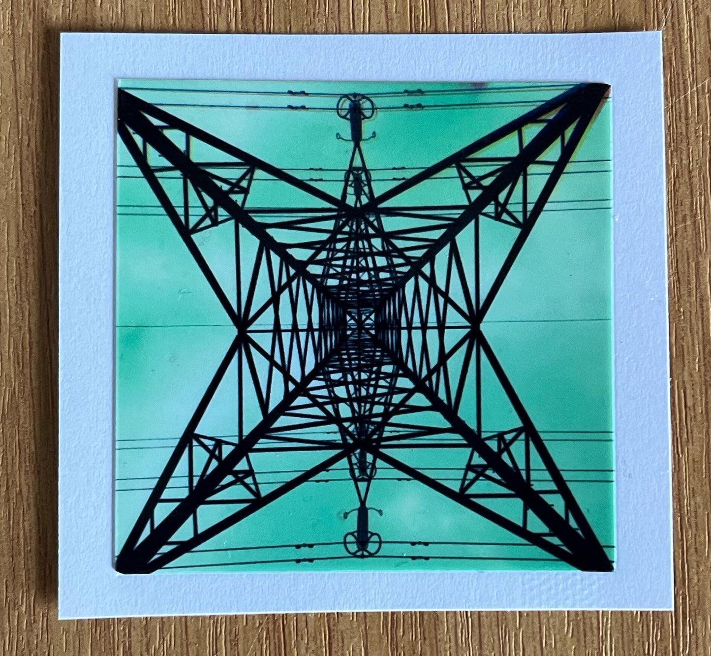 Pylon Sticker (square) choose from 4 colours!