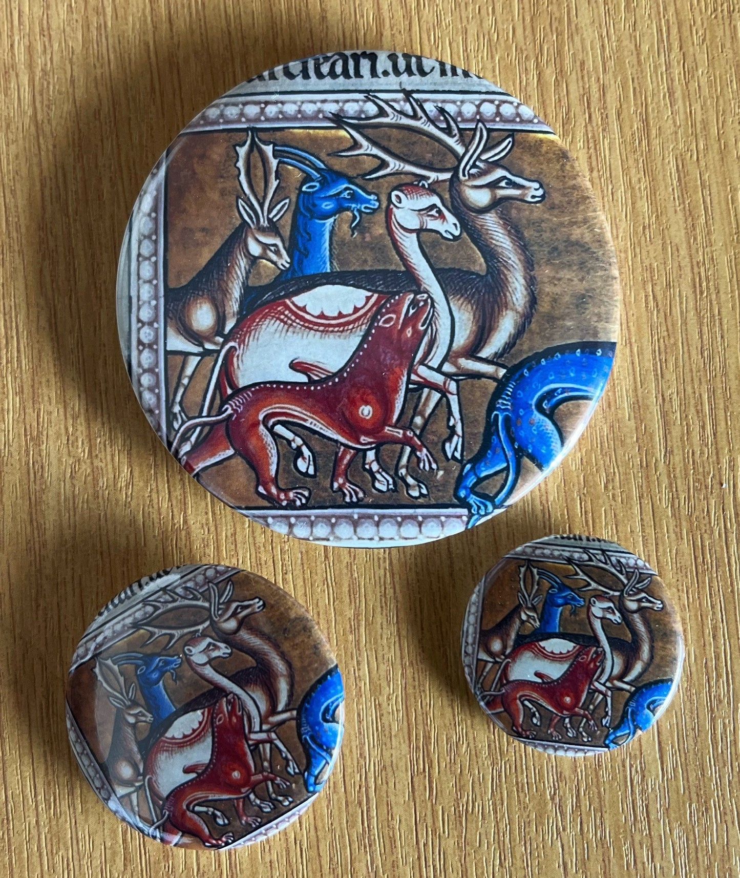 Aberdeen Bestiary Badge 32mm - choose from 4 designs