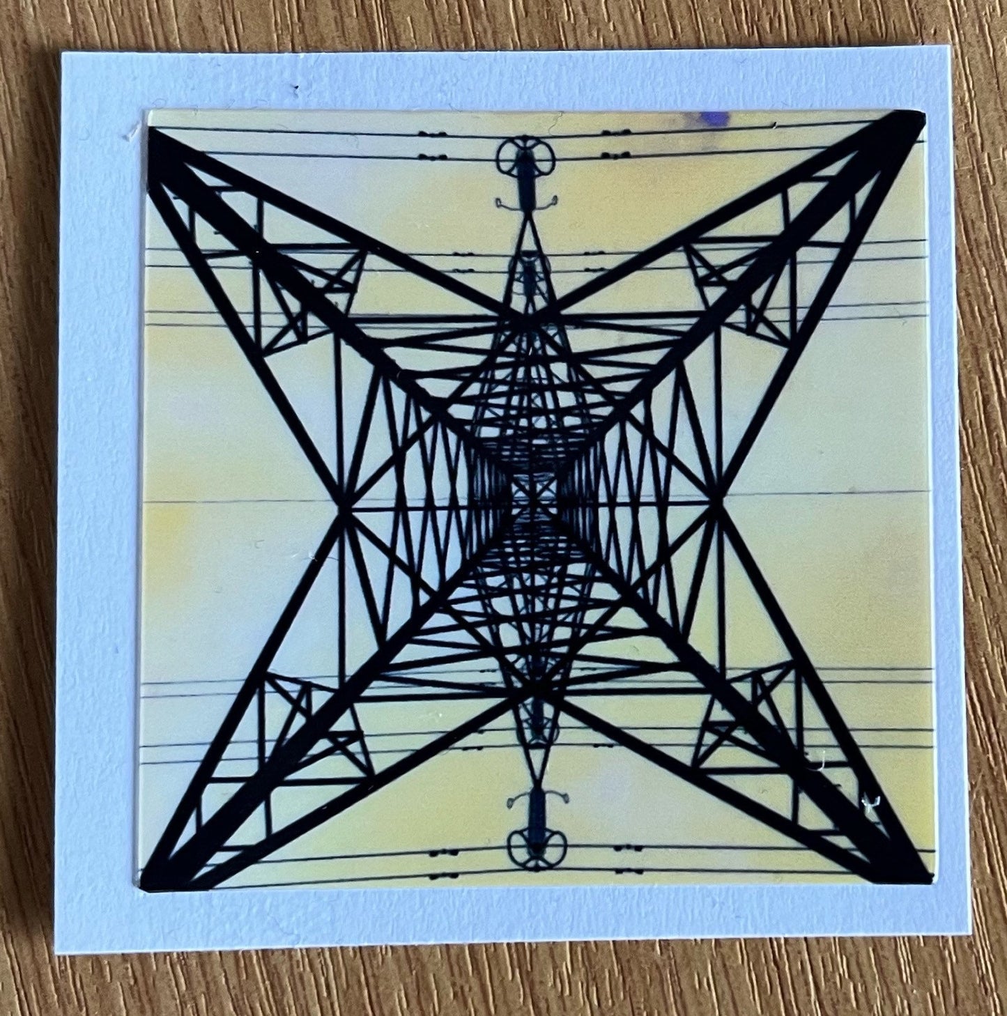 Pylon Sticker (square) choose from 4 colours!
