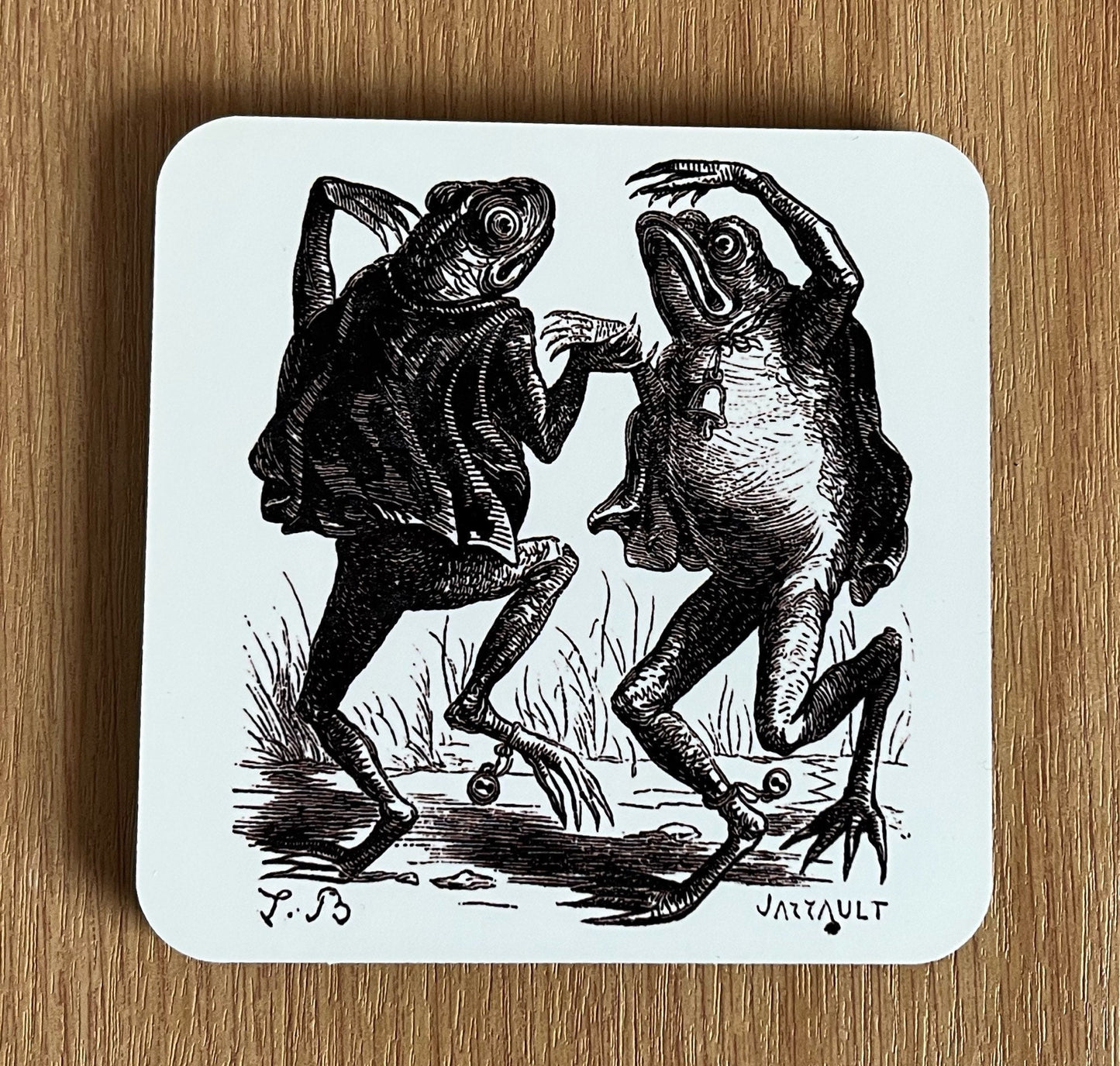 Dancing Toads coasters - set of 4