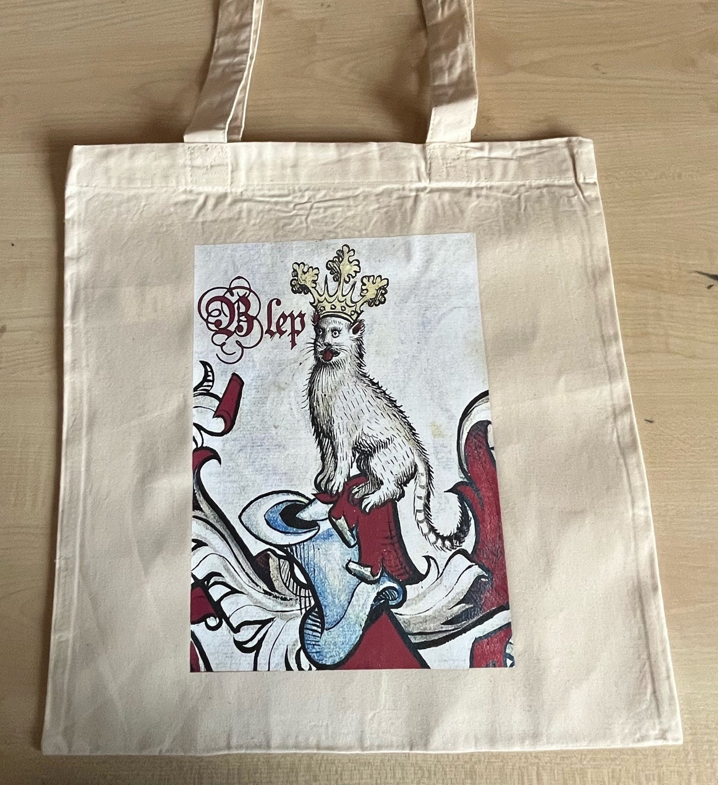Blep Cat Tote Bag - cotton - choose colour