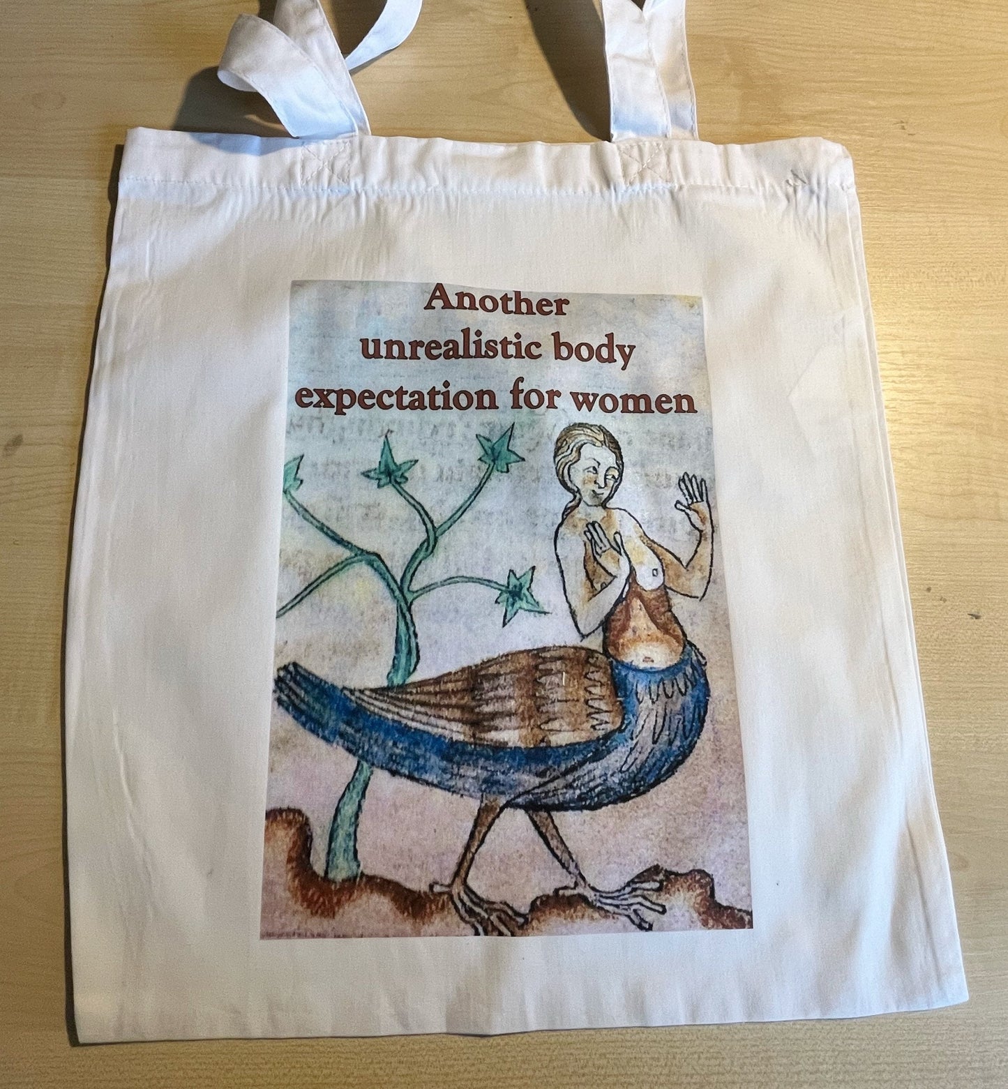 Body Expectations Tote Bag - cotton - choose colour