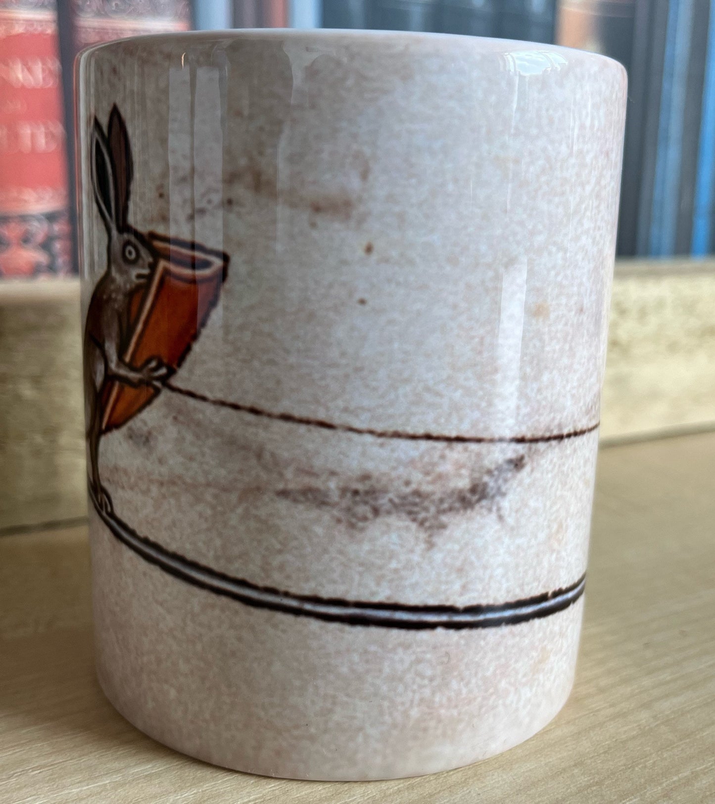 Medieval Duelling Rabbit and Knight Mug