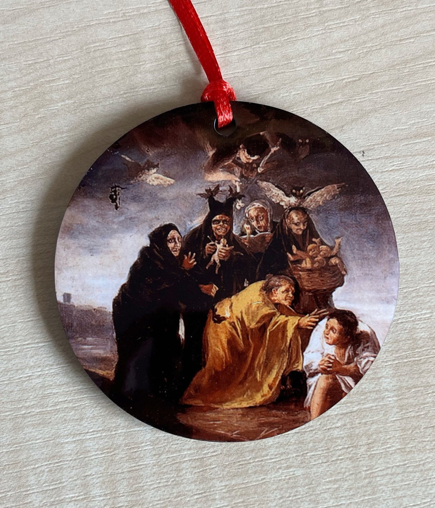 Witches Sabbath Tree Decorations - Double sided