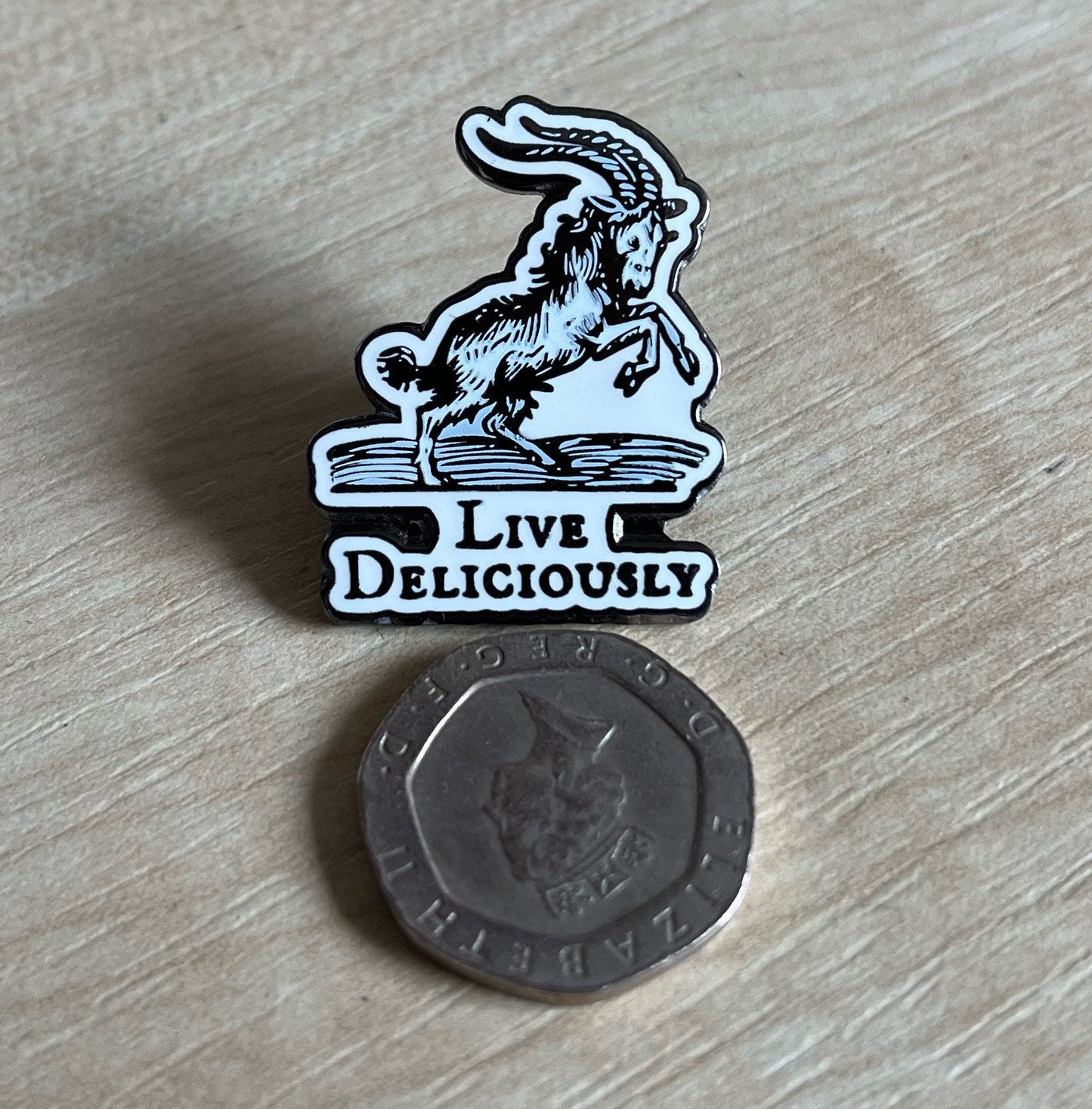 Enamel Black Phillip Lapel Pin