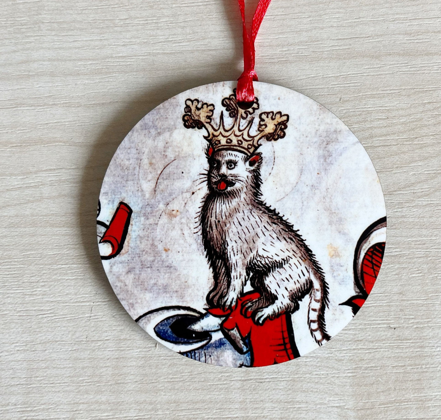Medieval Cat Tree Decorations - Double sided
