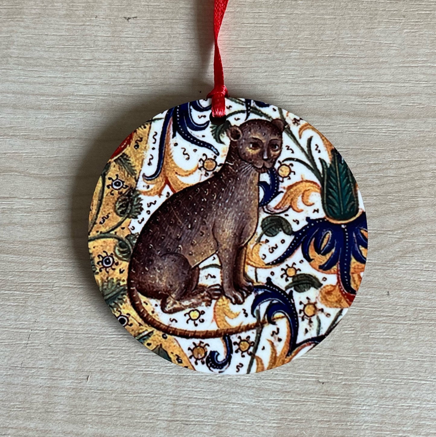Medieval Cat Tree Decorations - Double sided