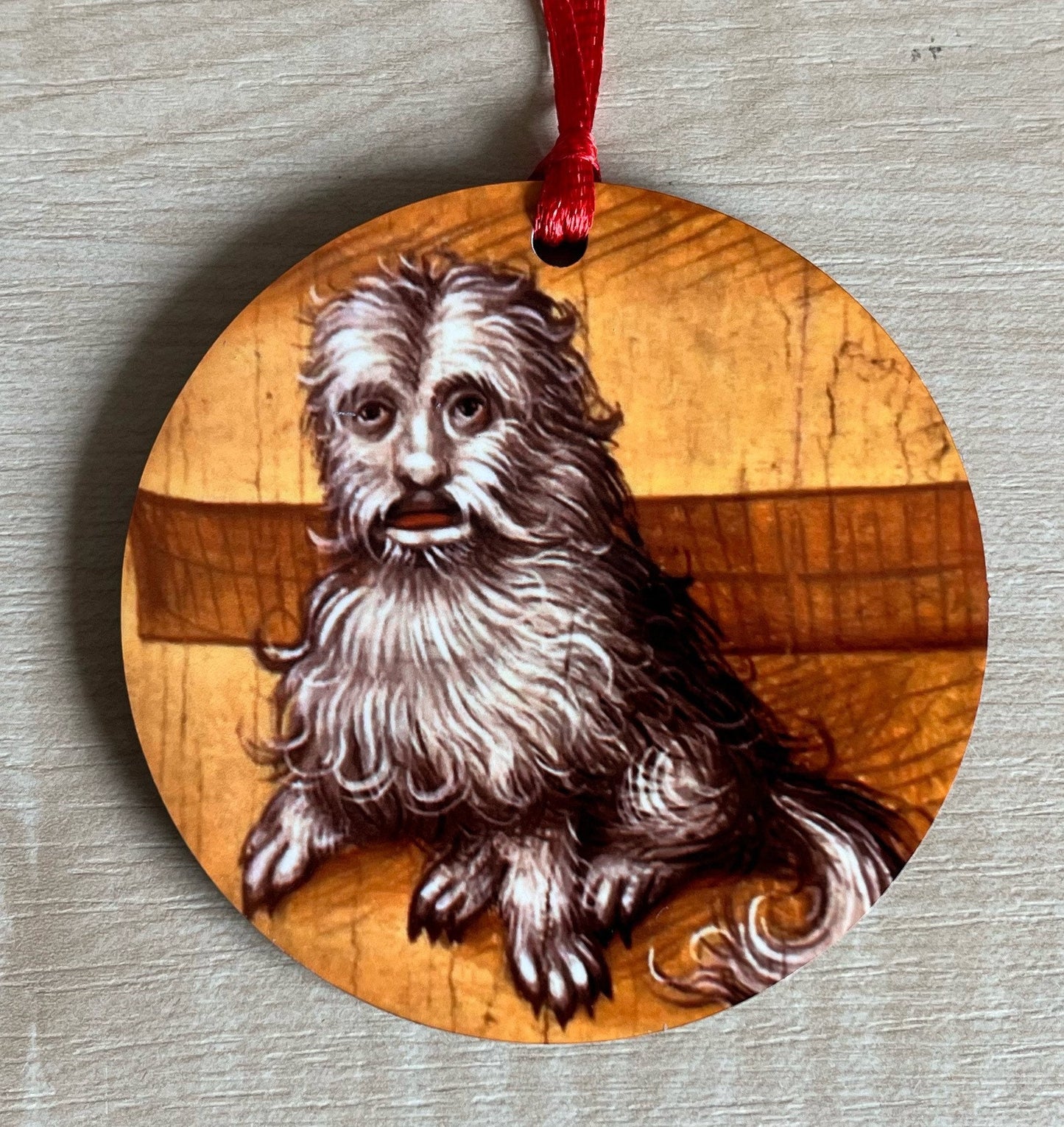 Medieval Dog Tree Decorations - Double sided