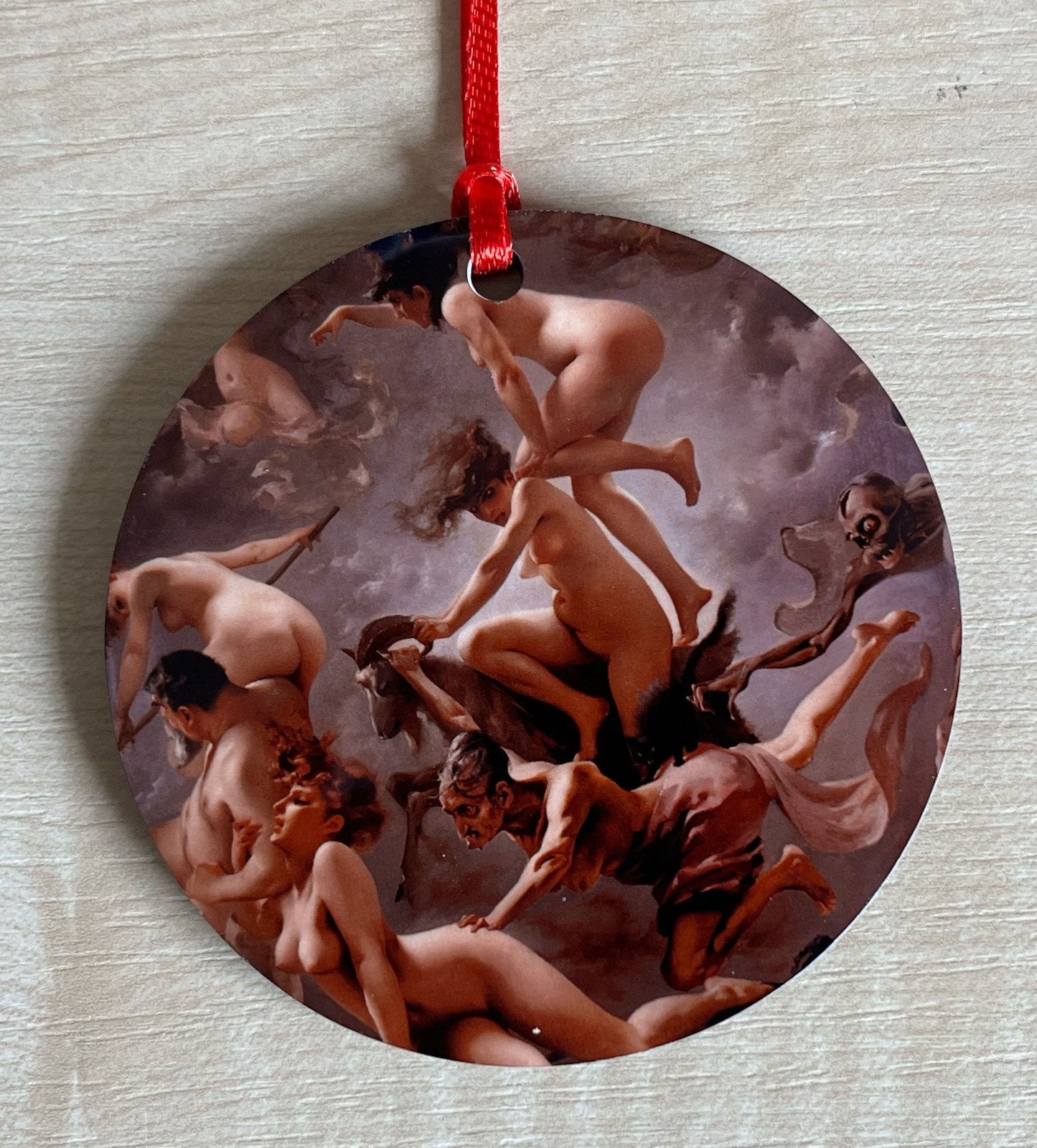 Witches Sabbath Tree Decorations - Double sided