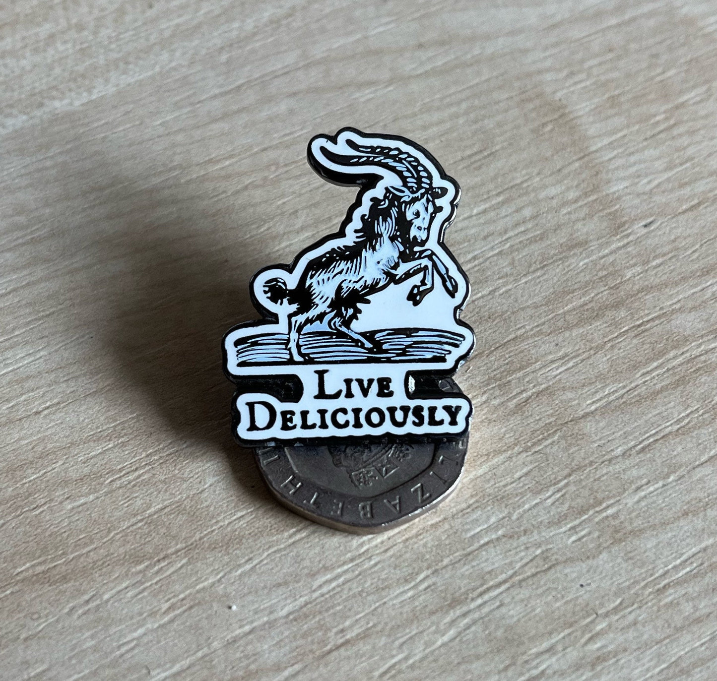 Enamel Black Phillip Lapel Pin