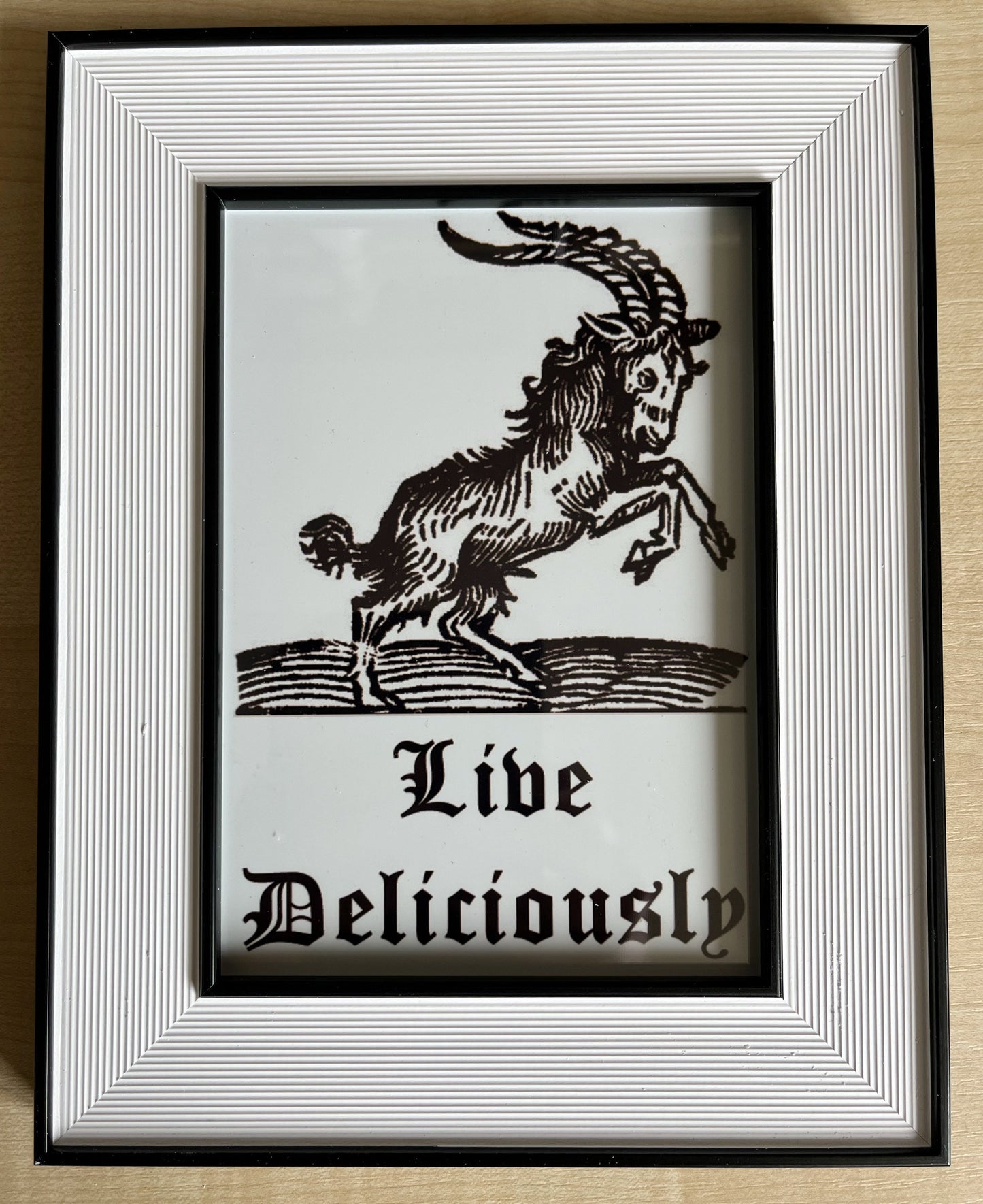 Black Phillip Framed Print