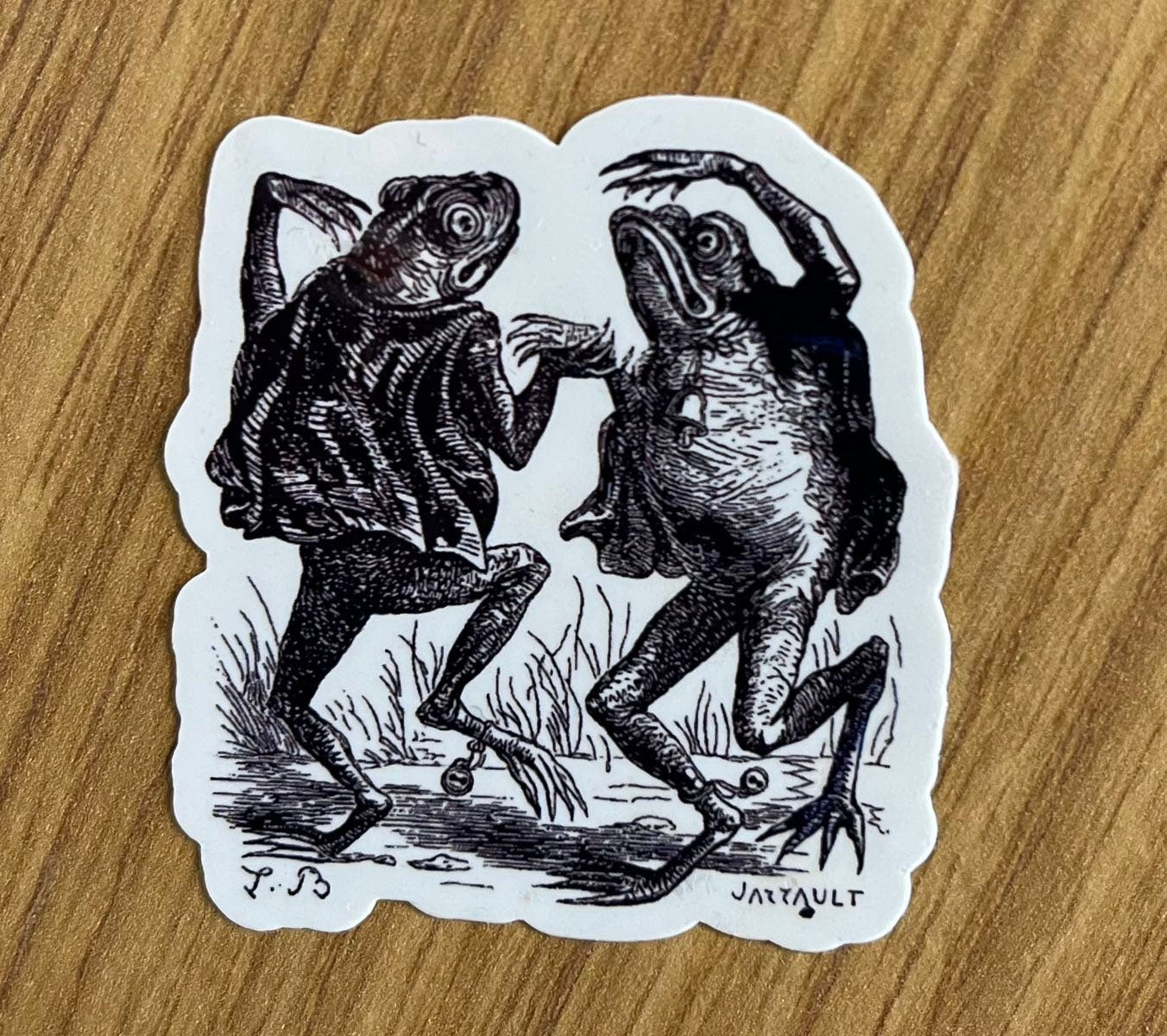 Dancing Toads Sticker