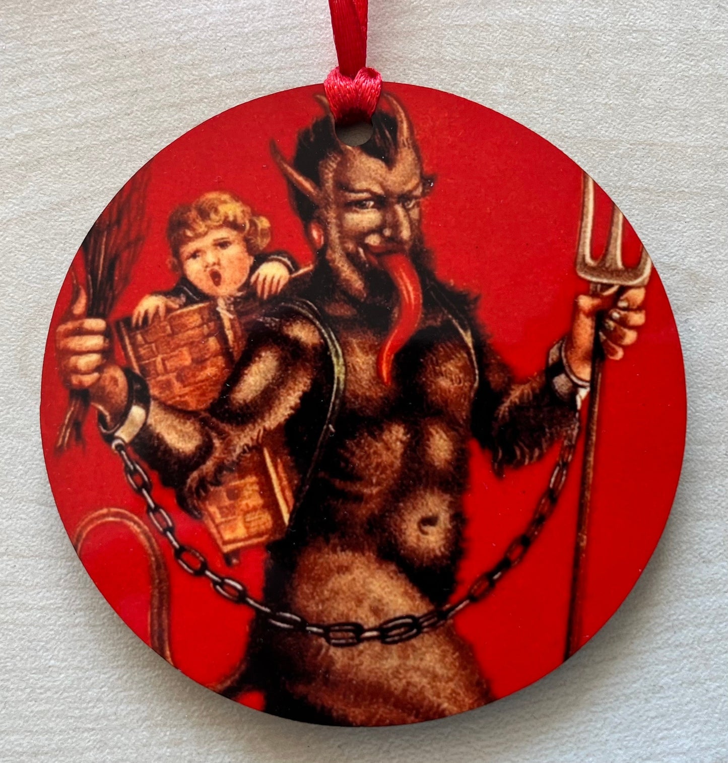 Krampus Tree Decorations (set 1) - Double sided