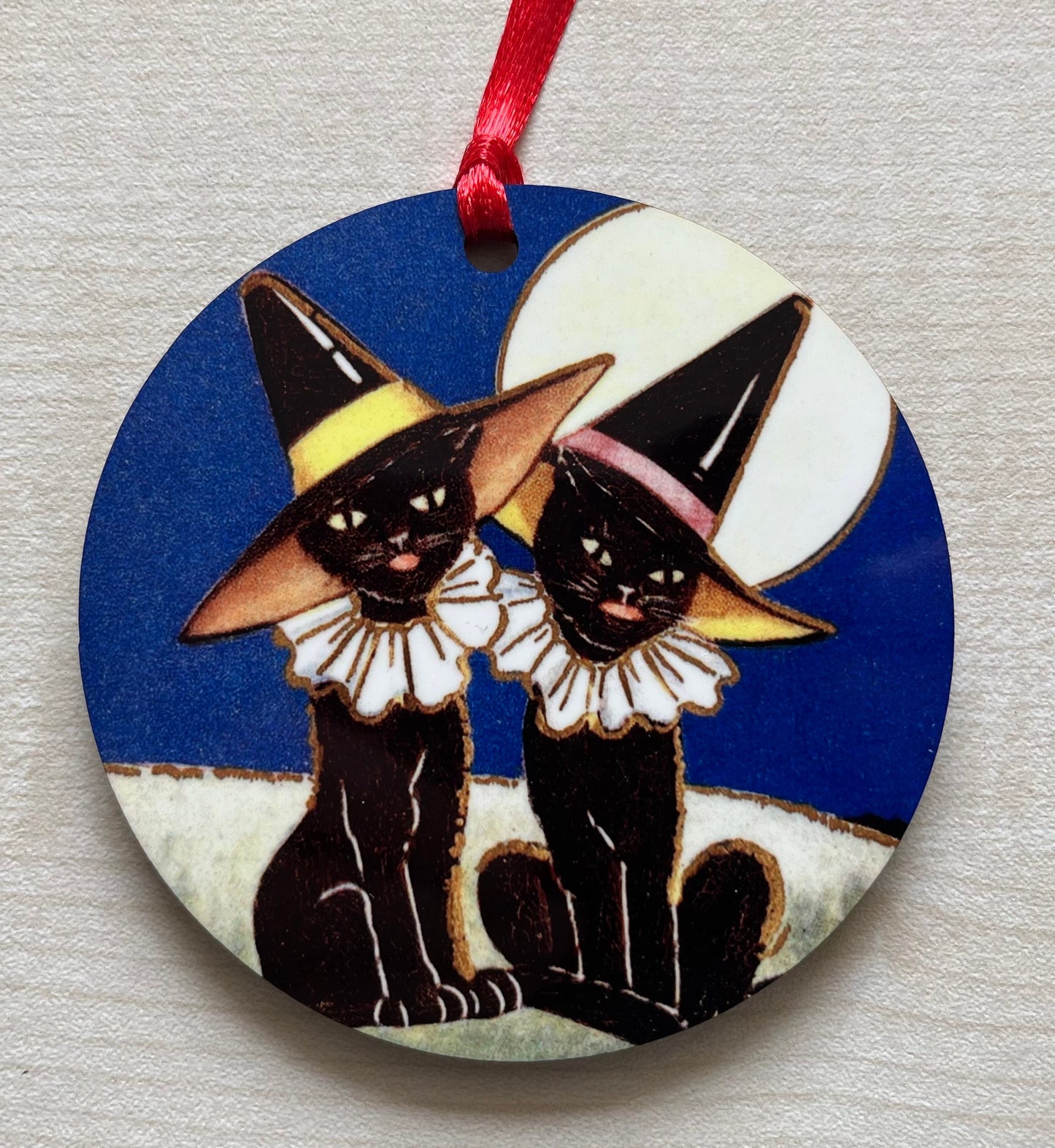 Halloween Cat tree decorations - Double sided