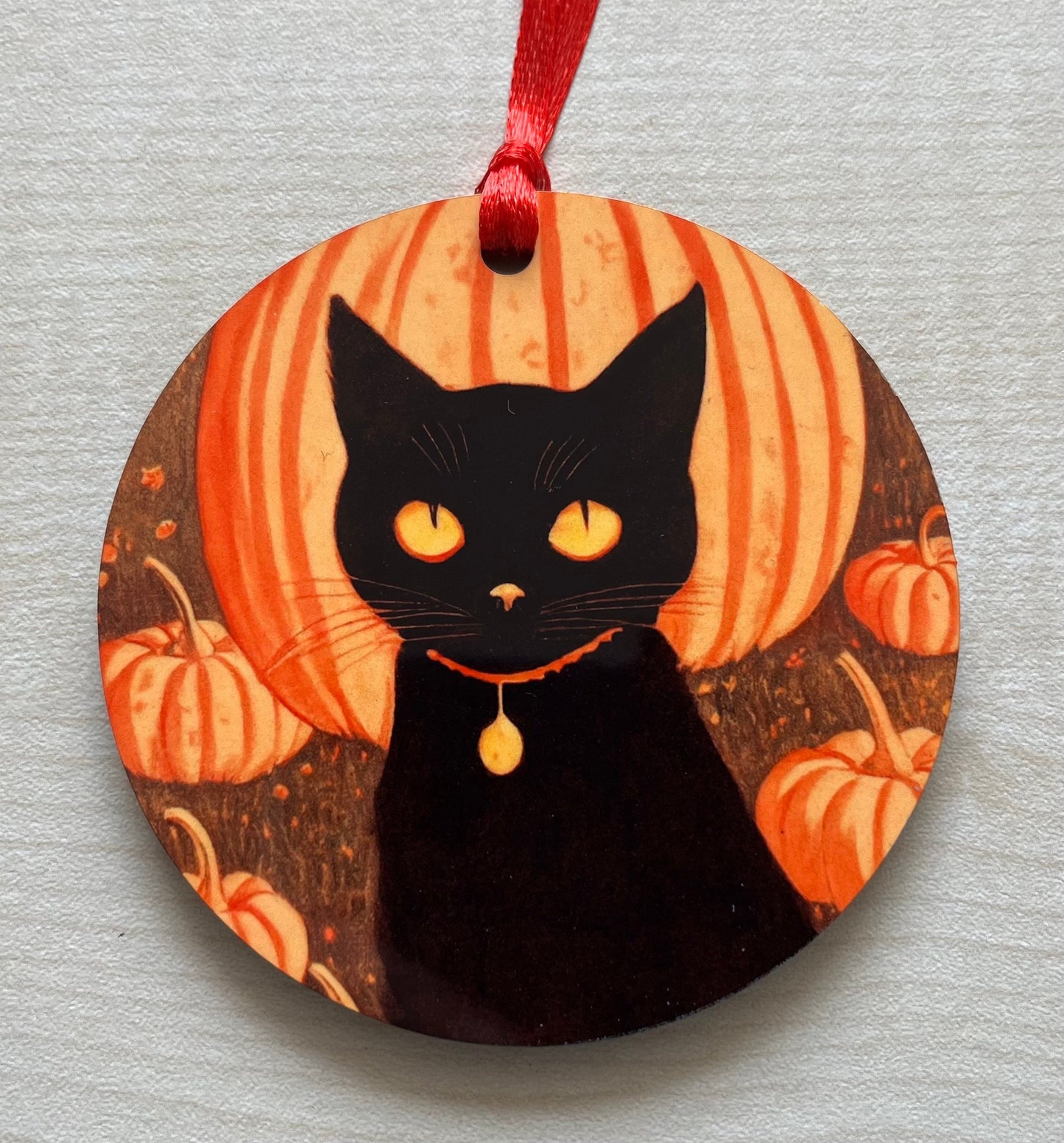 Halloween Cat tree decorations - Double sided