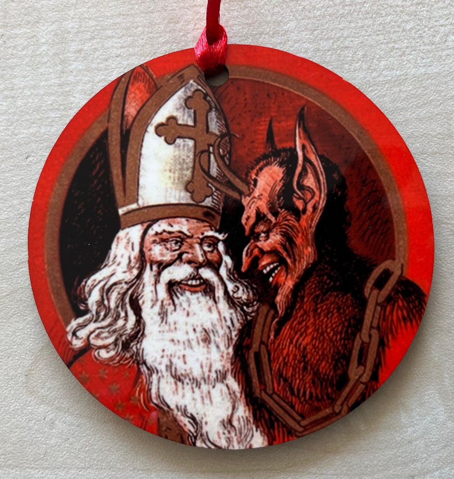 Krampus Tree Decorations (set 1) - Double sided