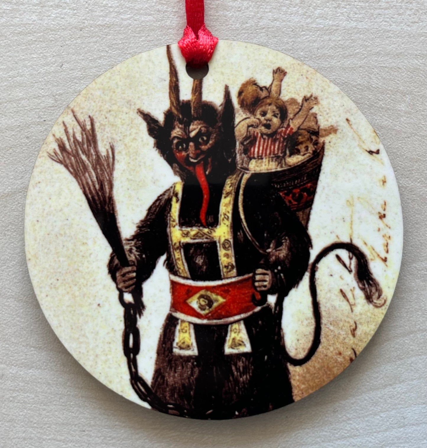 Krampus Tree Decorations (set 2) - Double sided