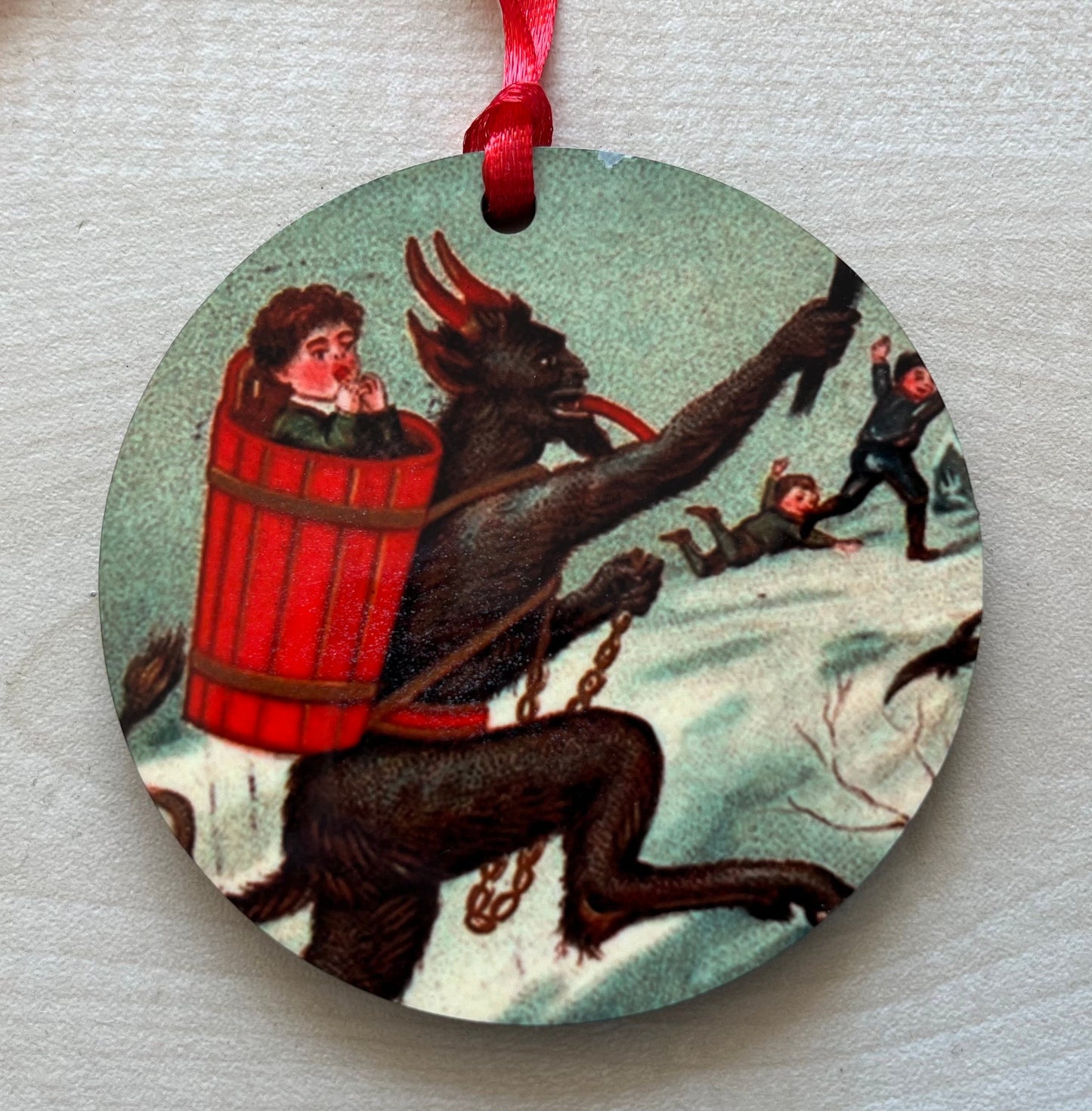 Krampus Tree Decorations (set 2) - Double sided