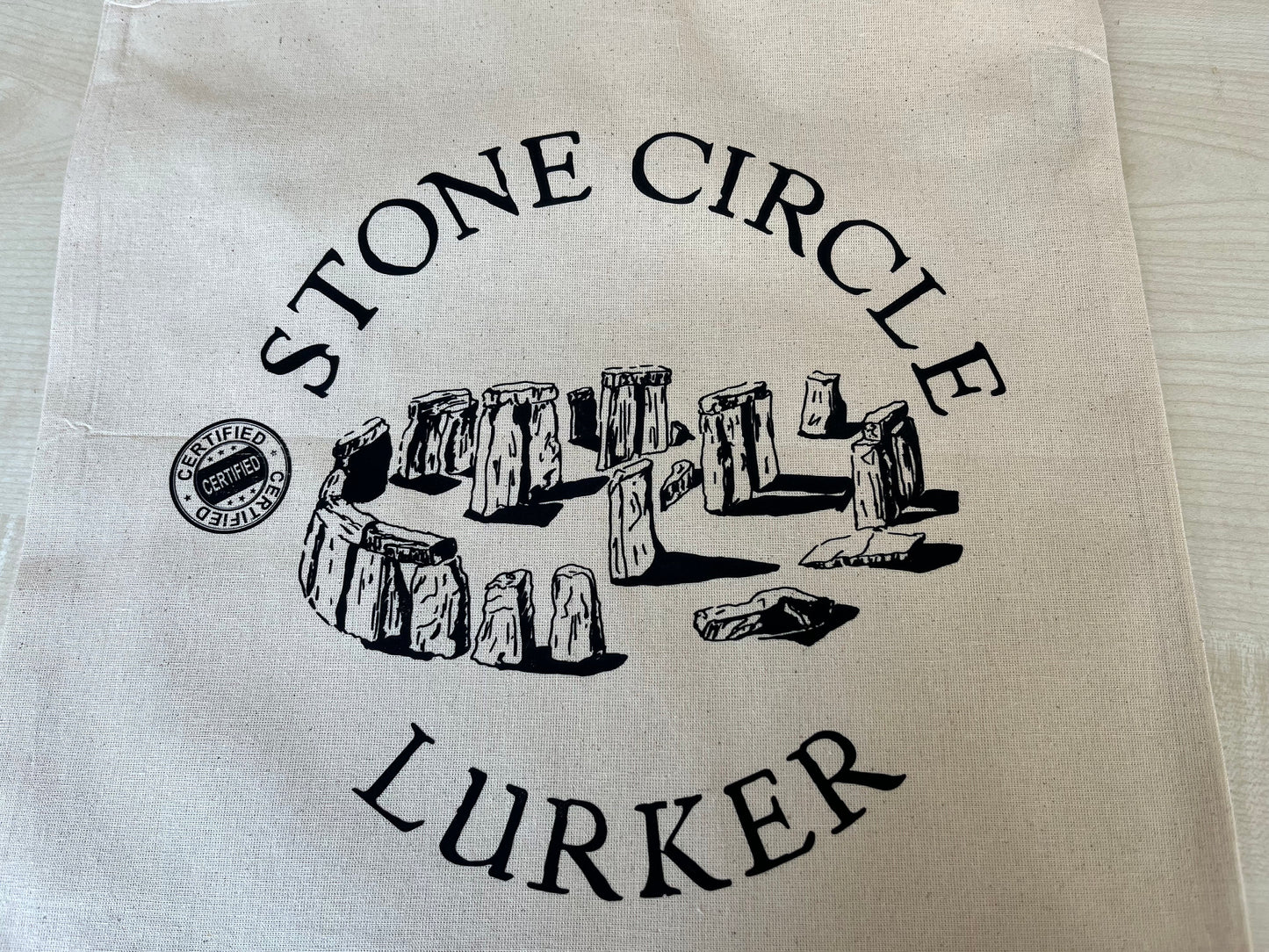 Certified Stone Circle Lurker Tote Bag - cotton