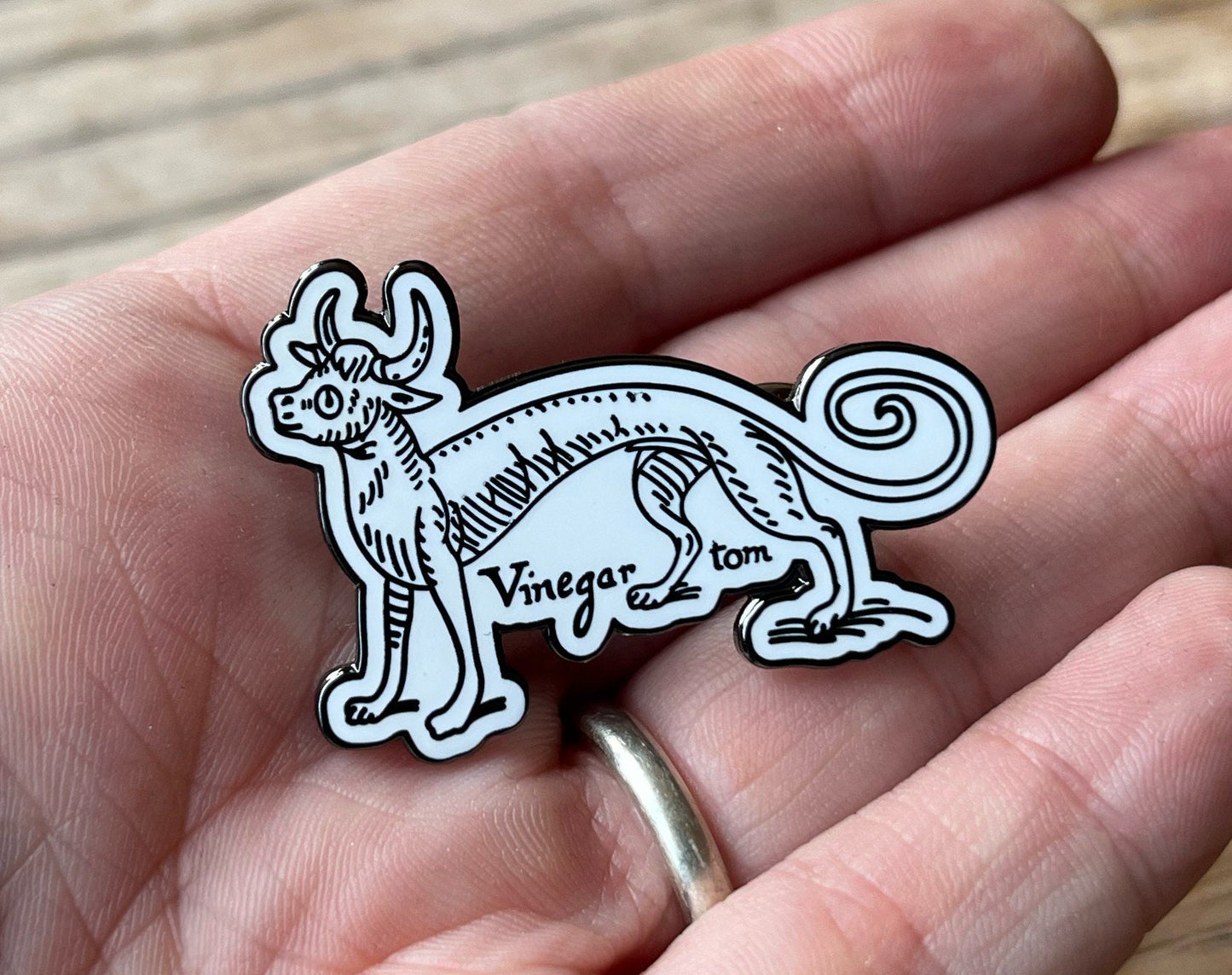 Enamel Vinegar Tom Lapel Pin