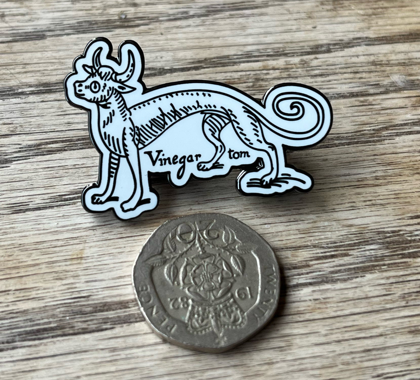 Enamel Vinegar Tom Lapel Pin
