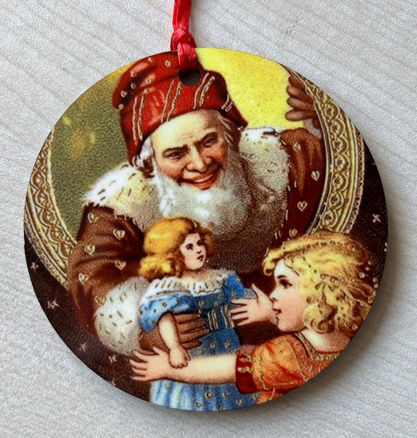 Creepy Vintage Christmas Tree Decorations (set 1) - Double sided