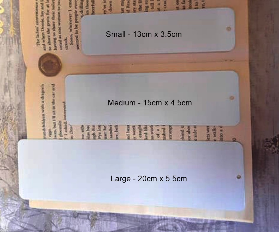 Medieval Cat Bookmark (aluminium) - choose from 3 sizes