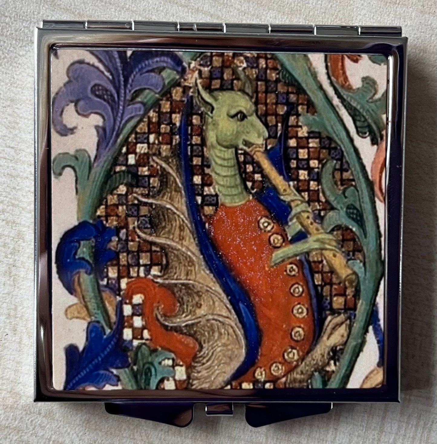 Medieval Dragon Compact Mirror