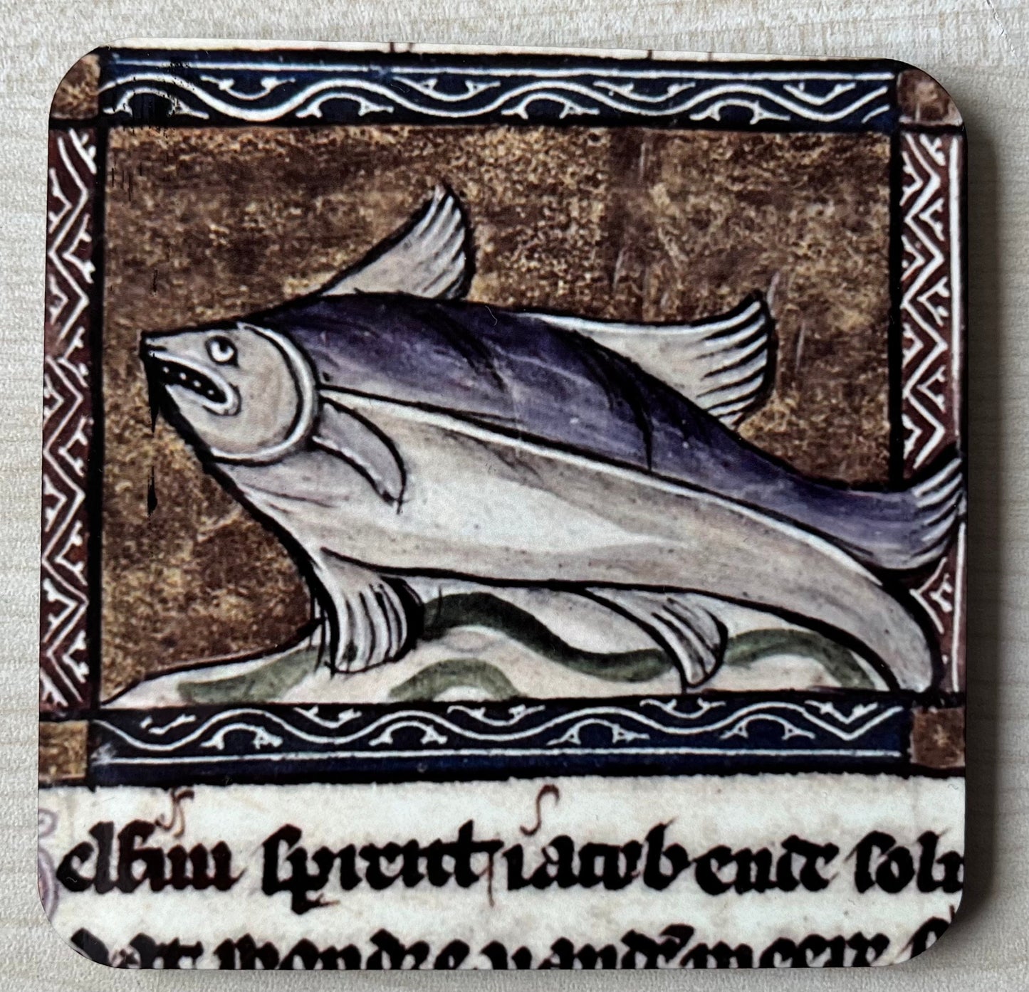Medieval Sea Life Coasters - set of 4