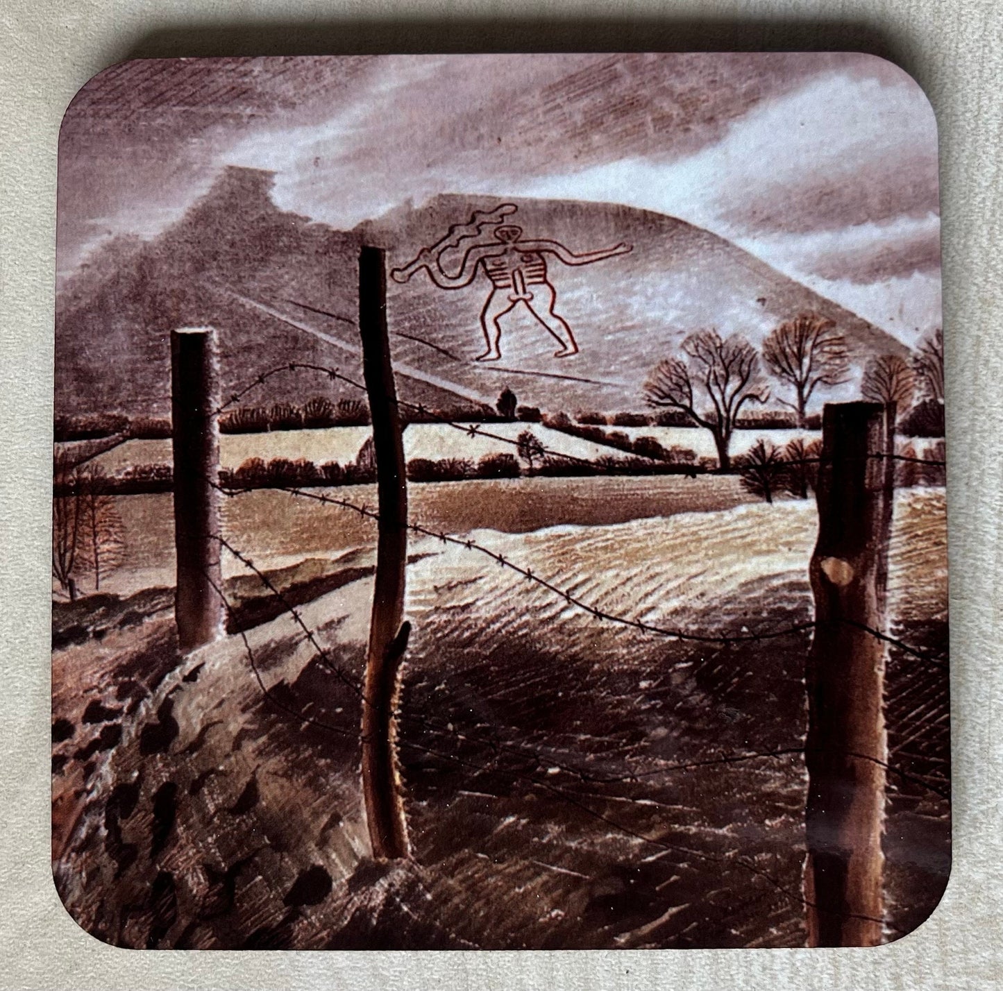 Eric Ravilious Art coasters - set of 4