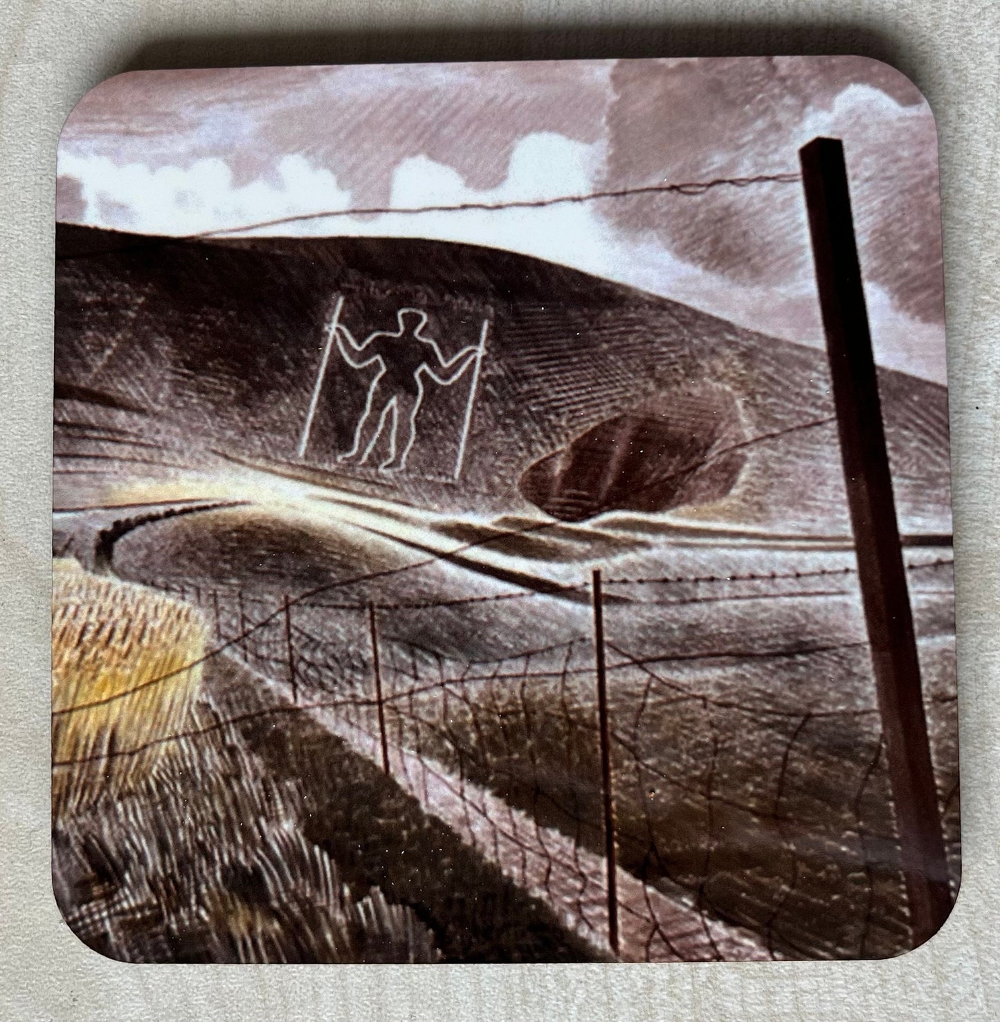 Eric Ravilious Art coasters - set of 4