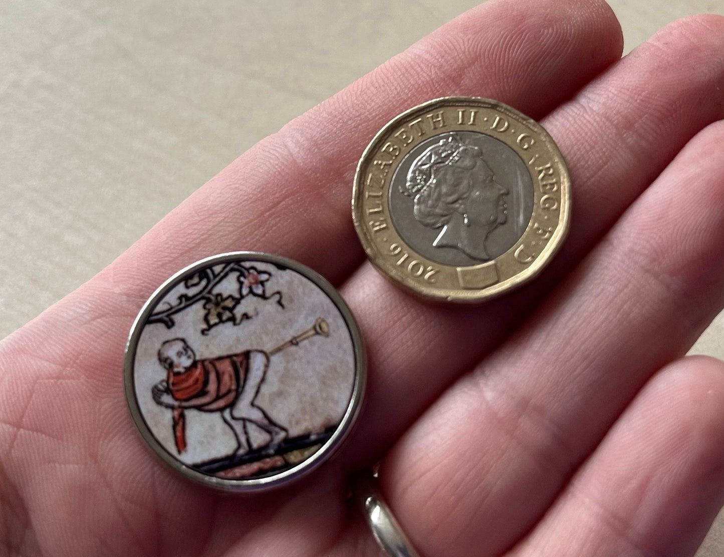 Butt Trumpet Budget Lapel Pin