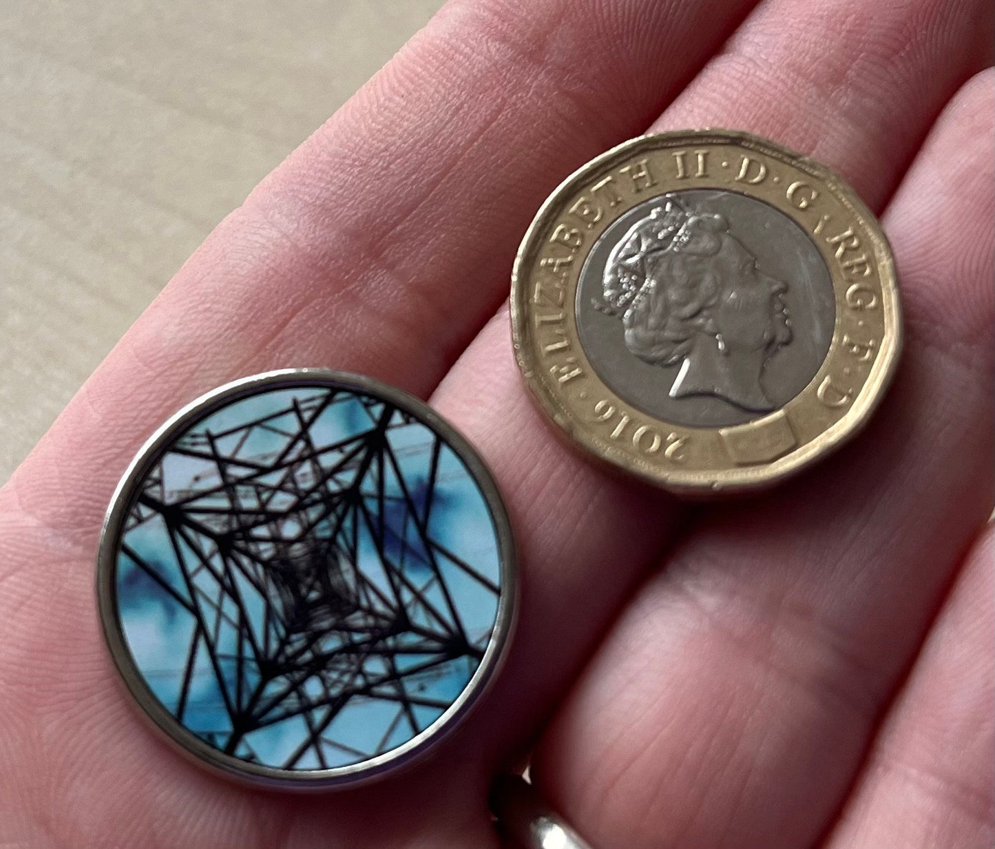 Pylon Budget Lapel Pin