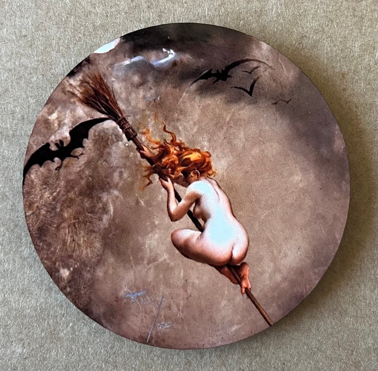 Famous Witch Paiting Fridge Magnets