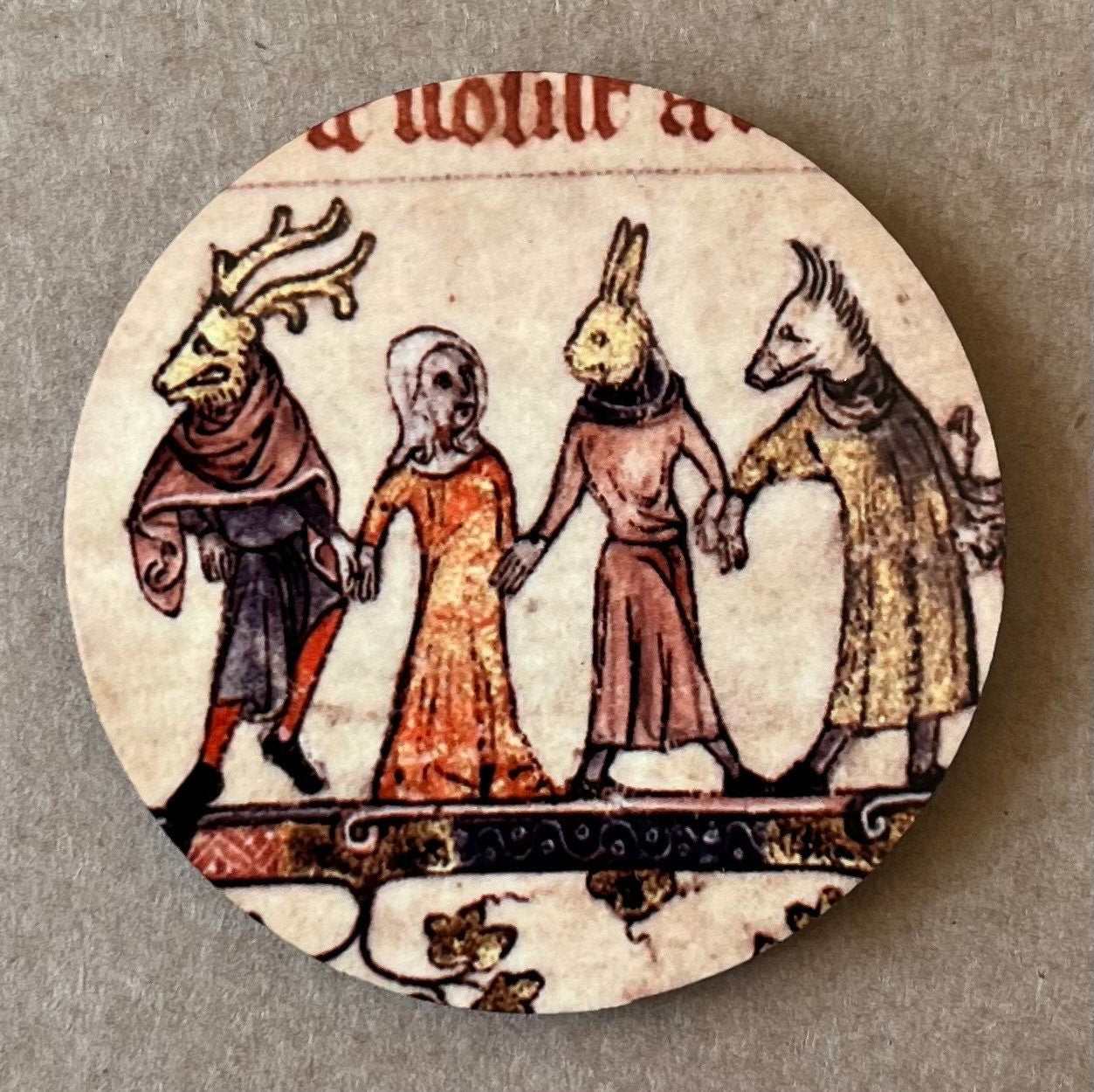 Mummers/Medieval Dancers Fridge Magnets