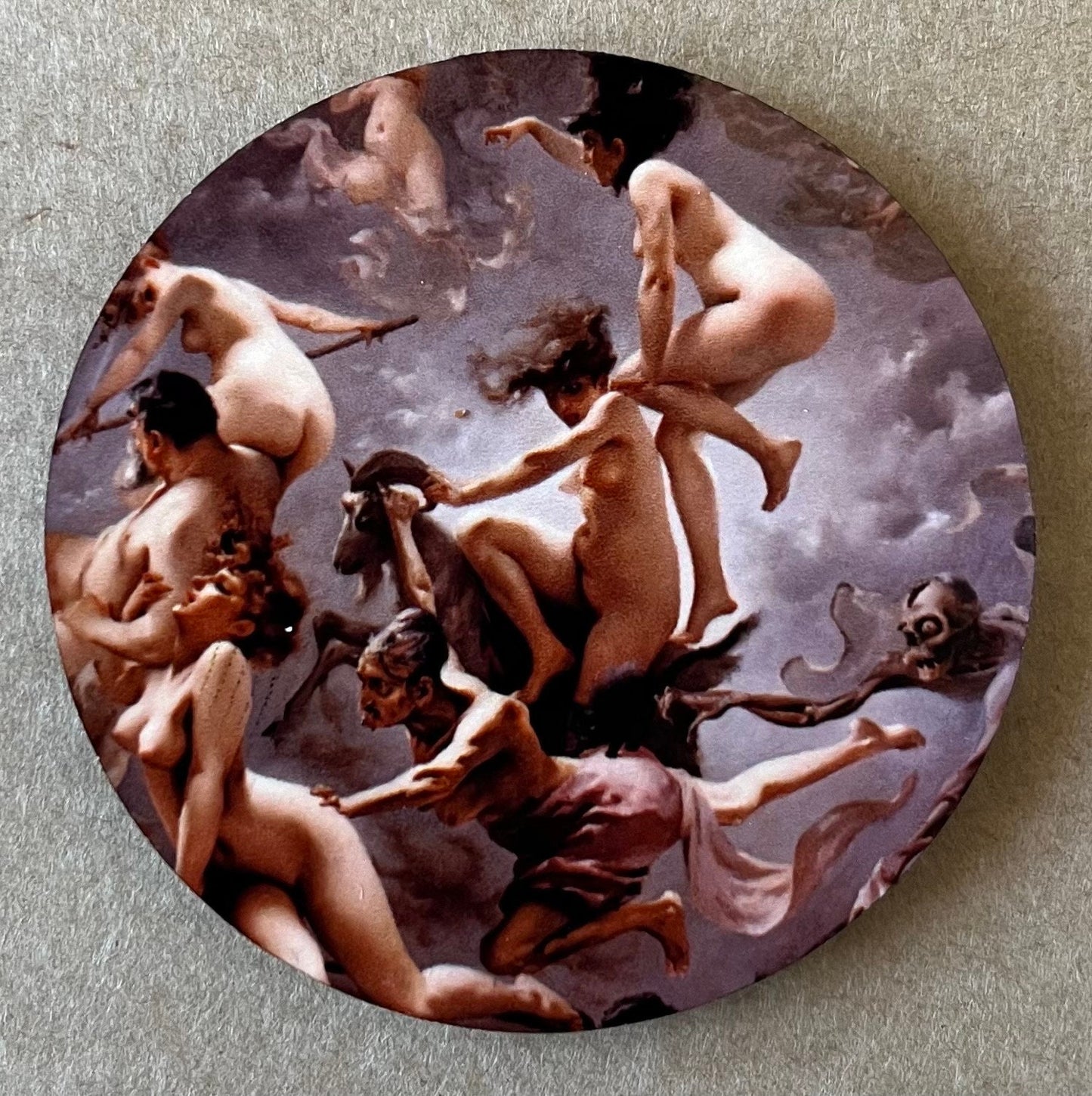 Famous Witch Paiting Fridge Magnets