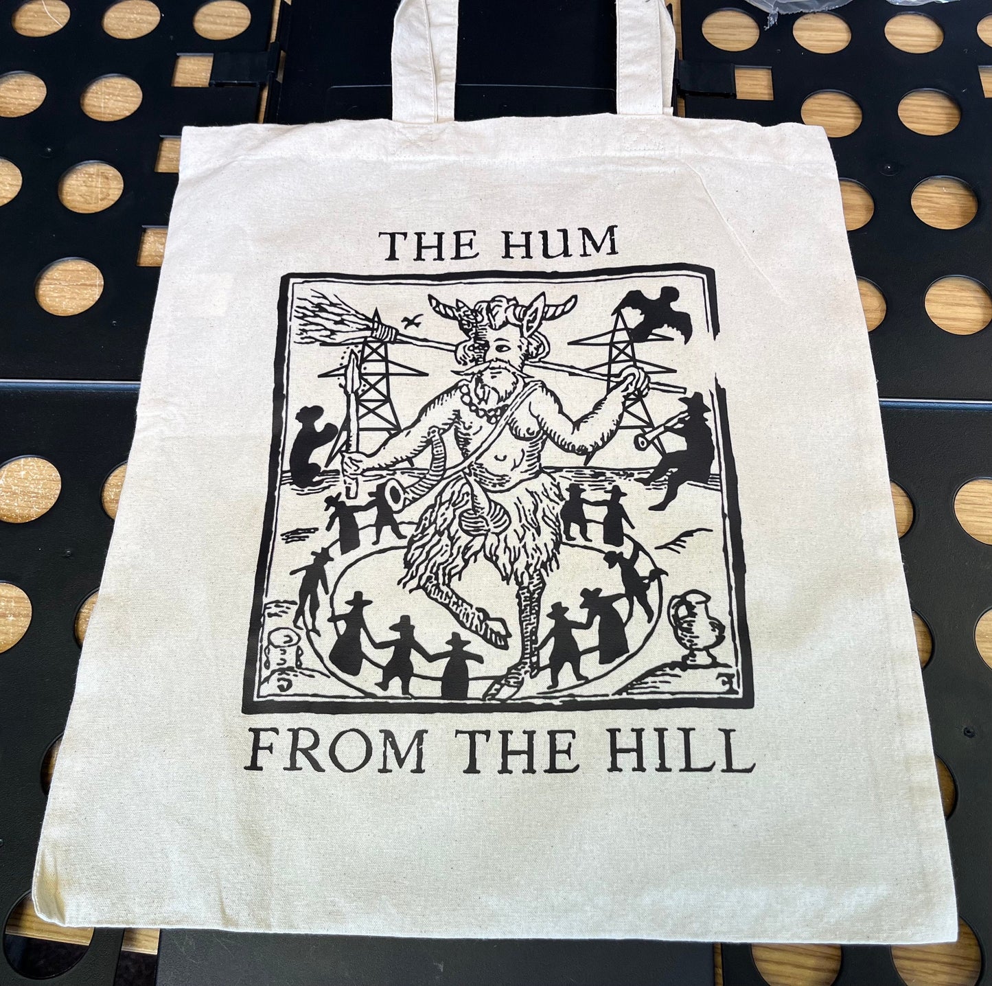 Hum From The Hill Tote Bag - cotton